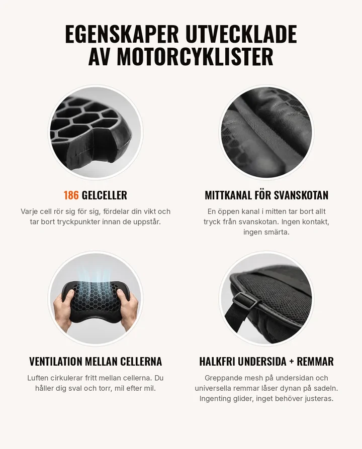 Egenskaper utvecklade av motorcyklister